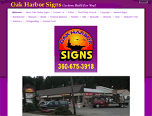 Tablet Screenshot of custombuiltsigns.com